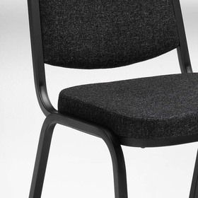 Staplingsbar stol Style med klädd sits och rygg i tyg Stol Style